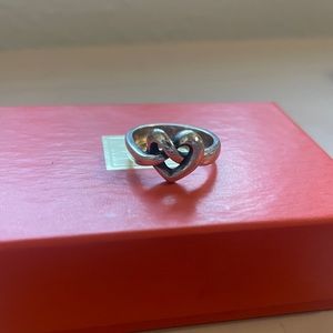 James Avery heart knot ring